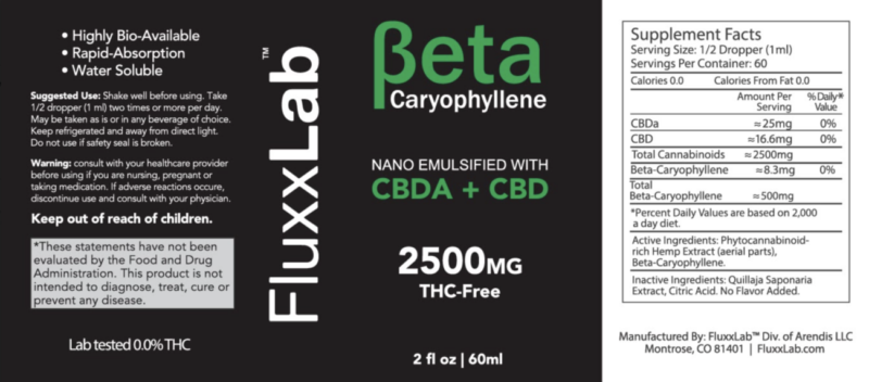 THC-Free Beta-C Side Label